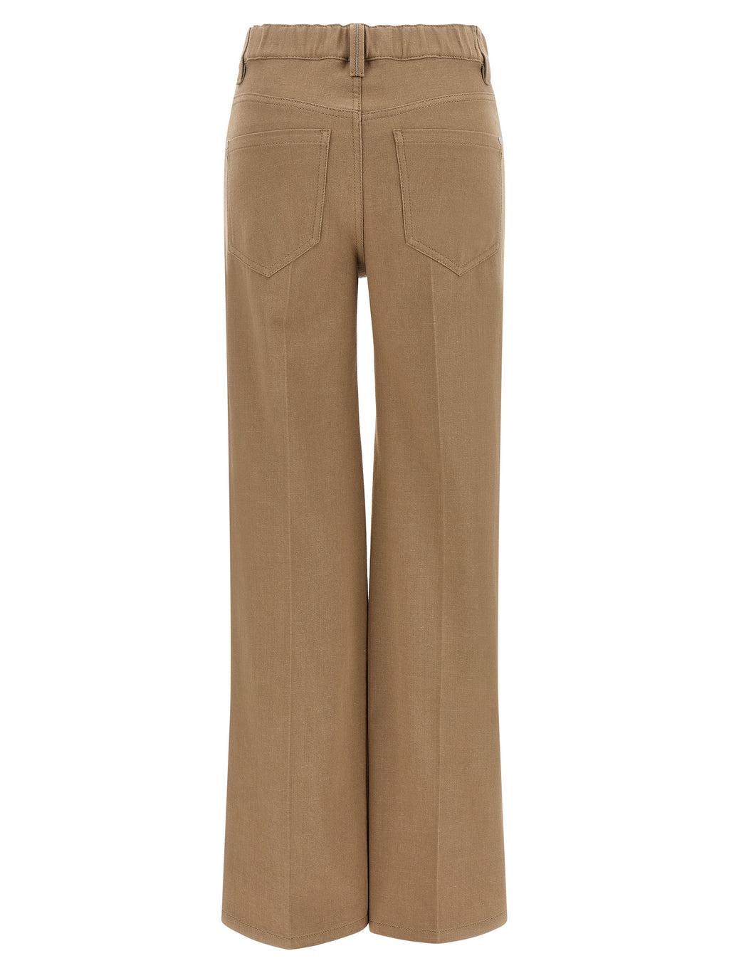 Beige Cotton Jeans Denim