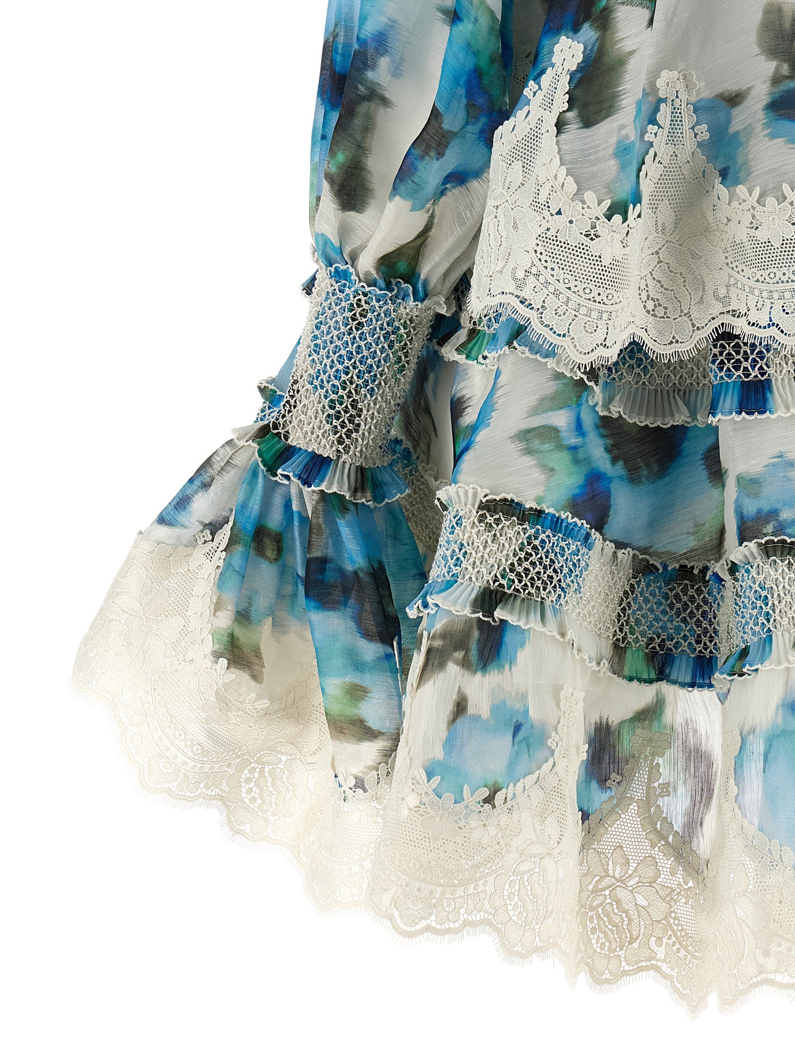 Blue Linen Short Dress