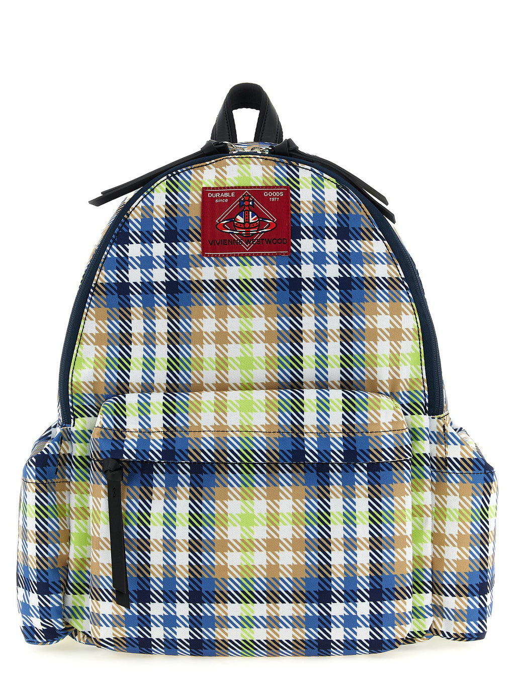 Multicolor Polyester Backpack