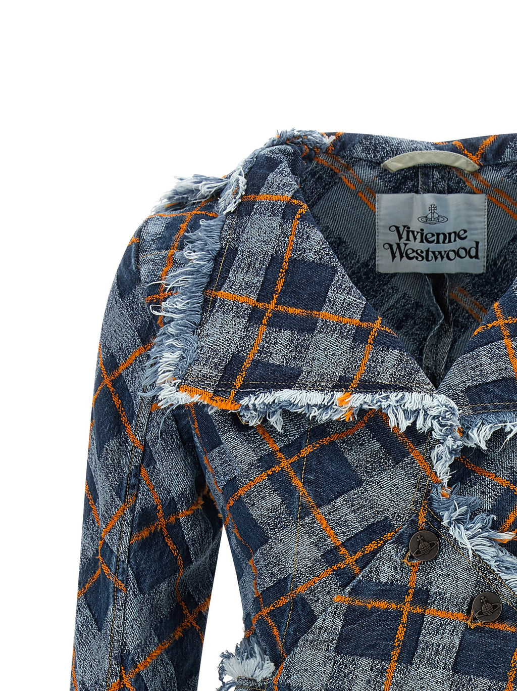 Blue Cotton Blazer