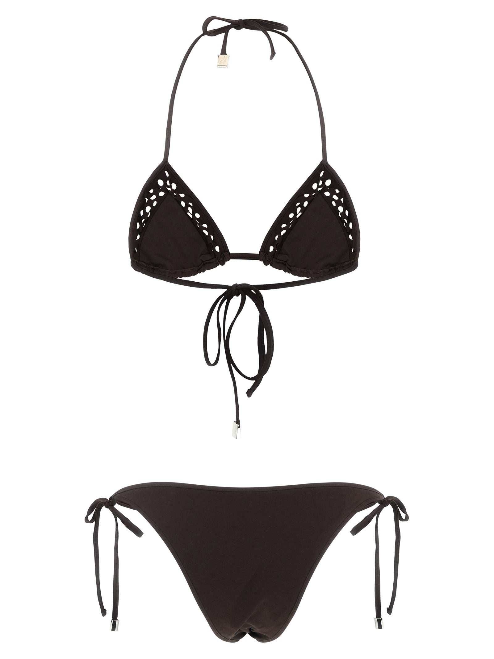 Brown Polyamide Bikini