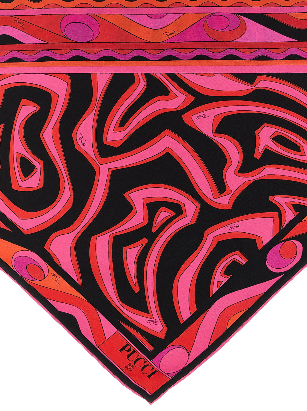 Fuchsia Silk Foulard