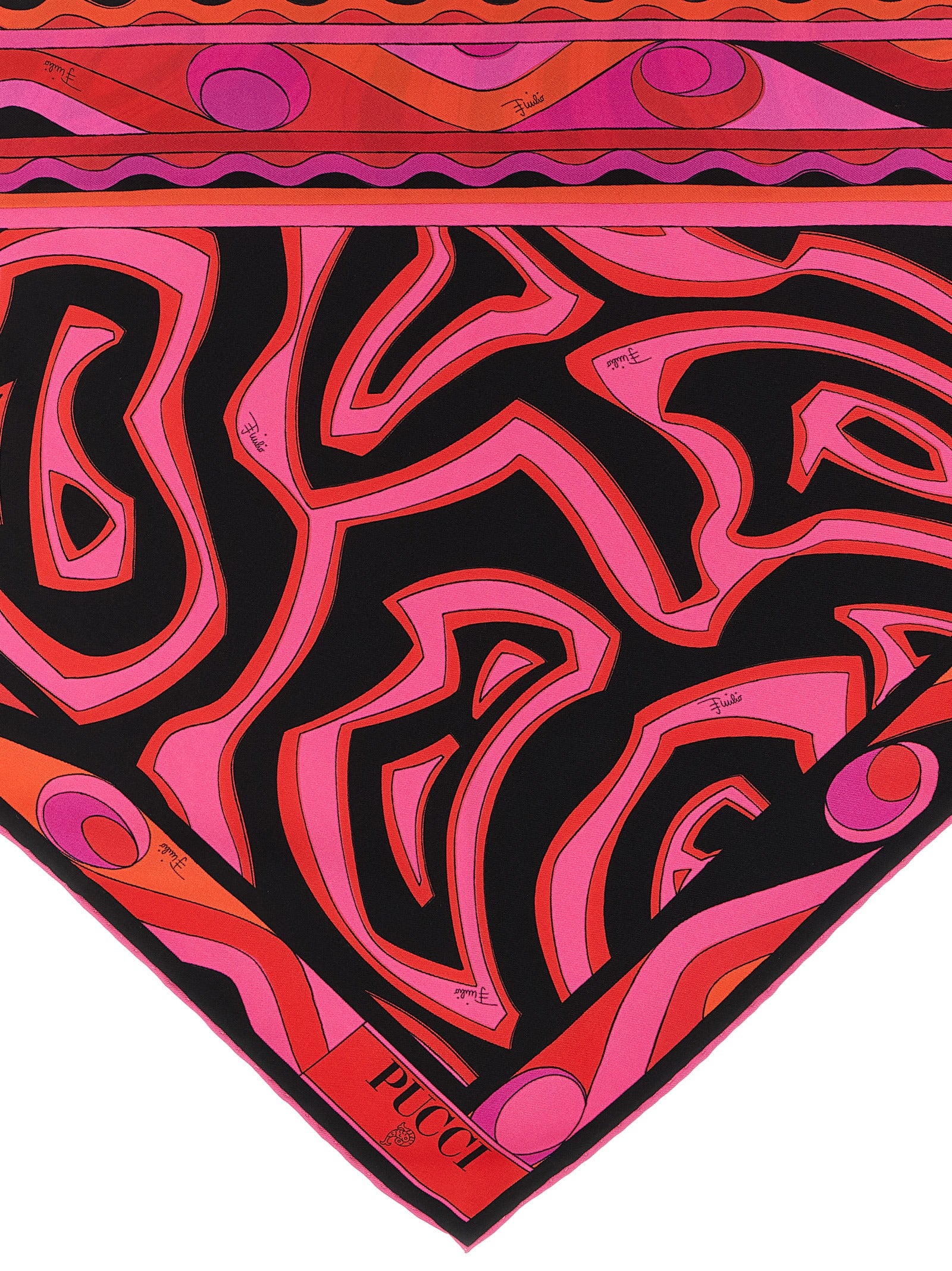 Fuchsia Silk Foulard