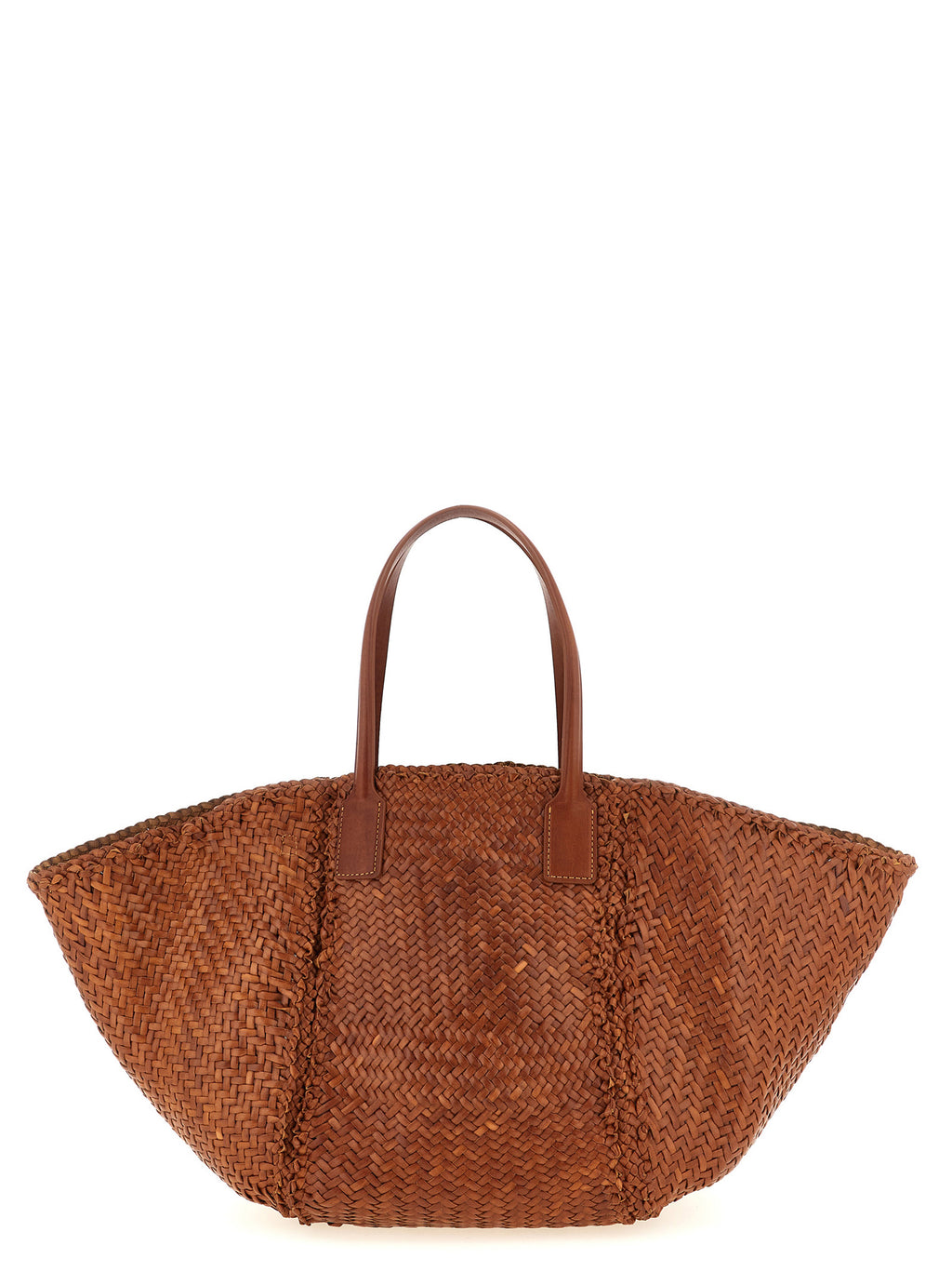 Brown Calfskin Tote Bag
