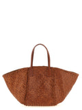 Brown Calfskin Tote Bag