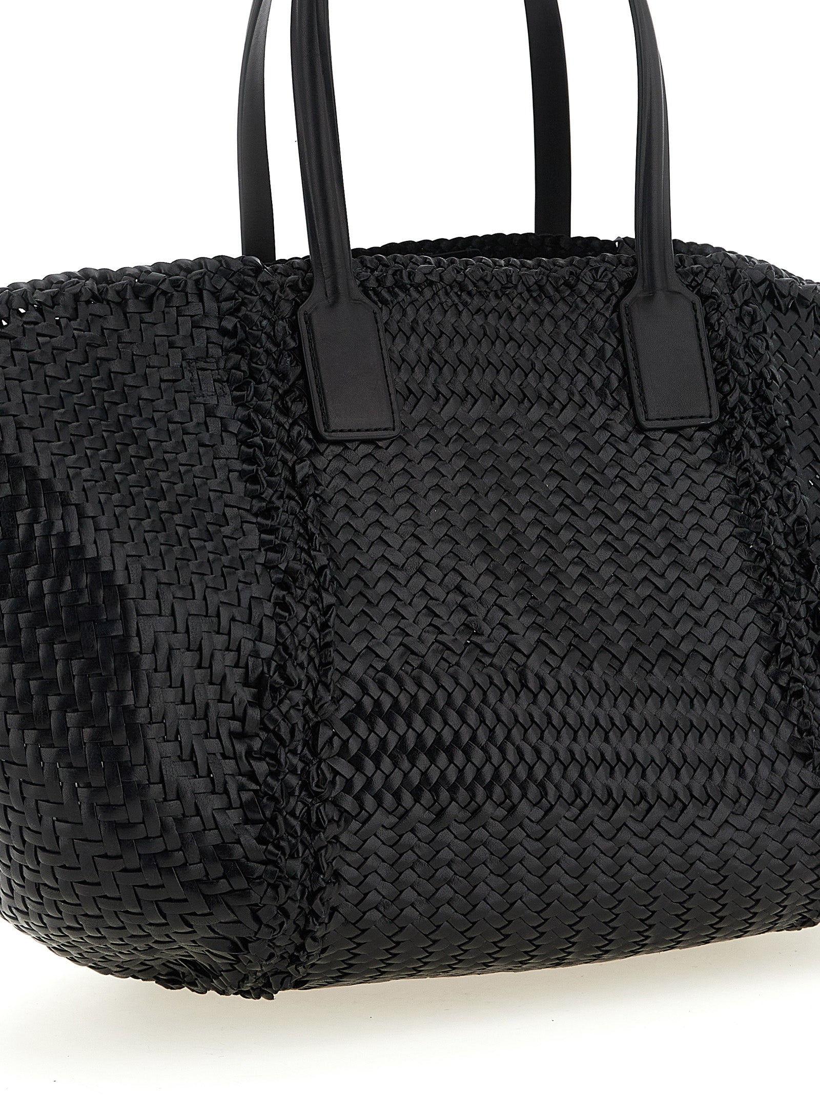 Black Calfskin Tote Bag