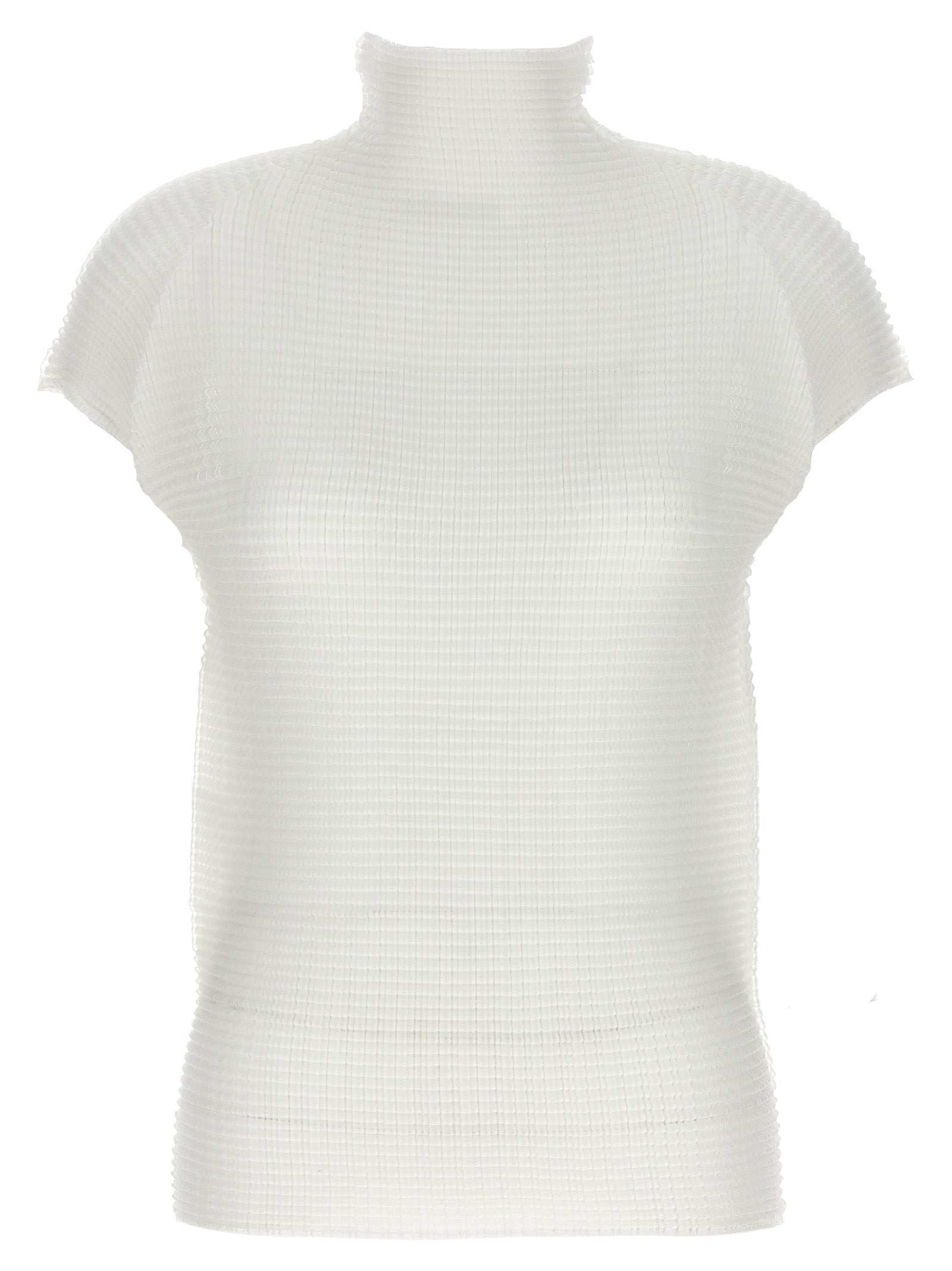 White Polyester T-Shirt