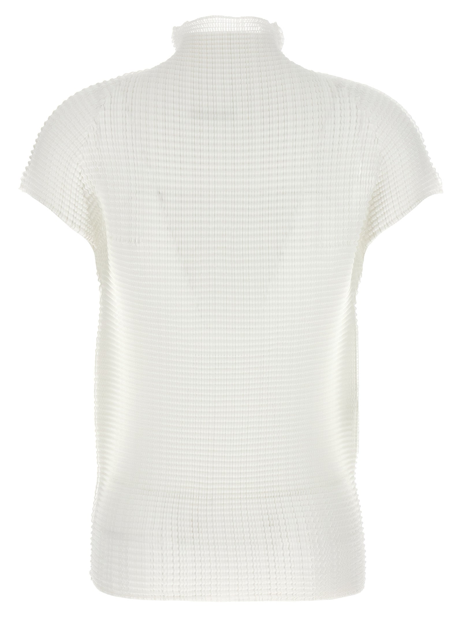 White Polyester T-Shirt