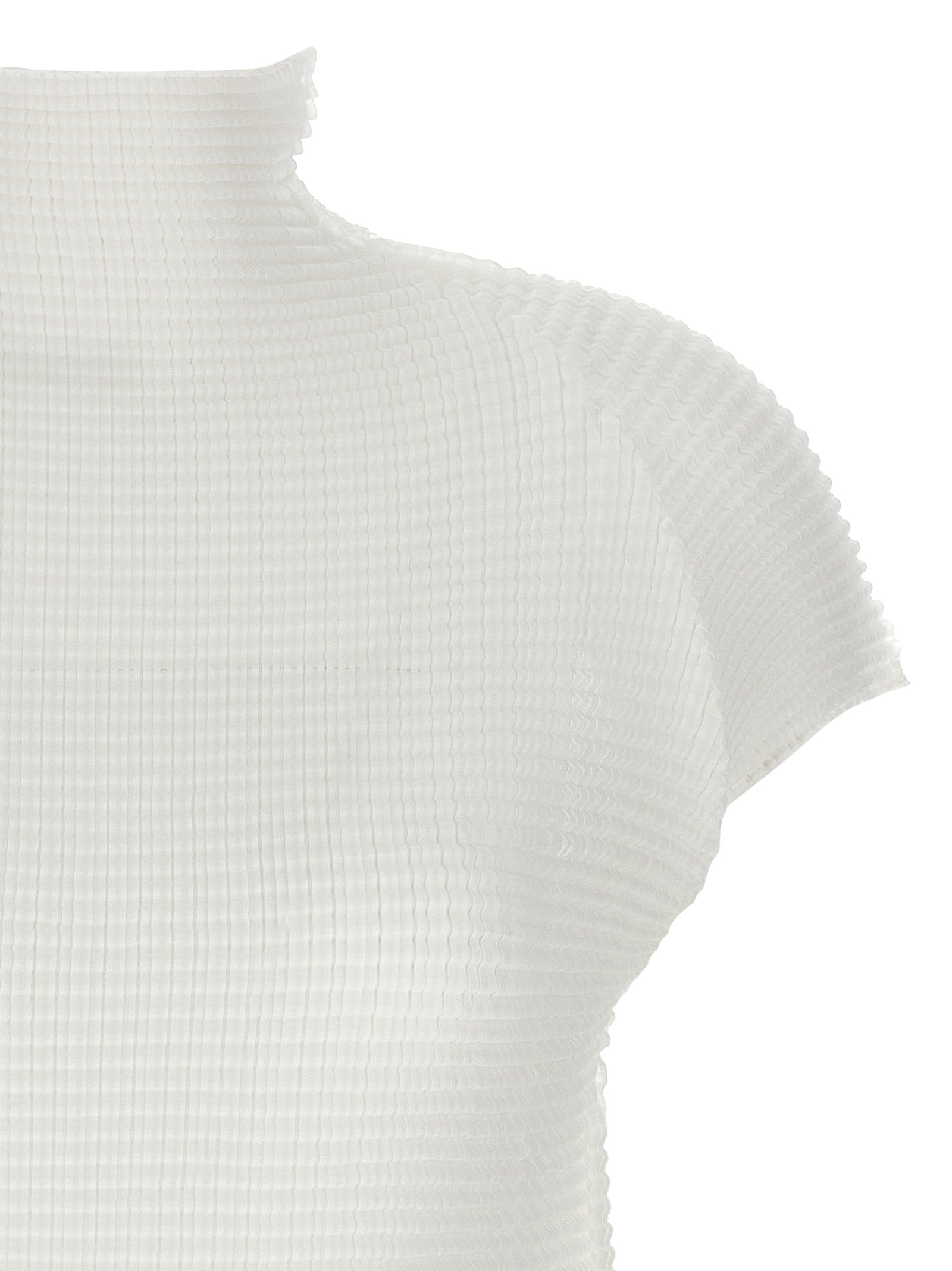 White Polyester T-Shirt