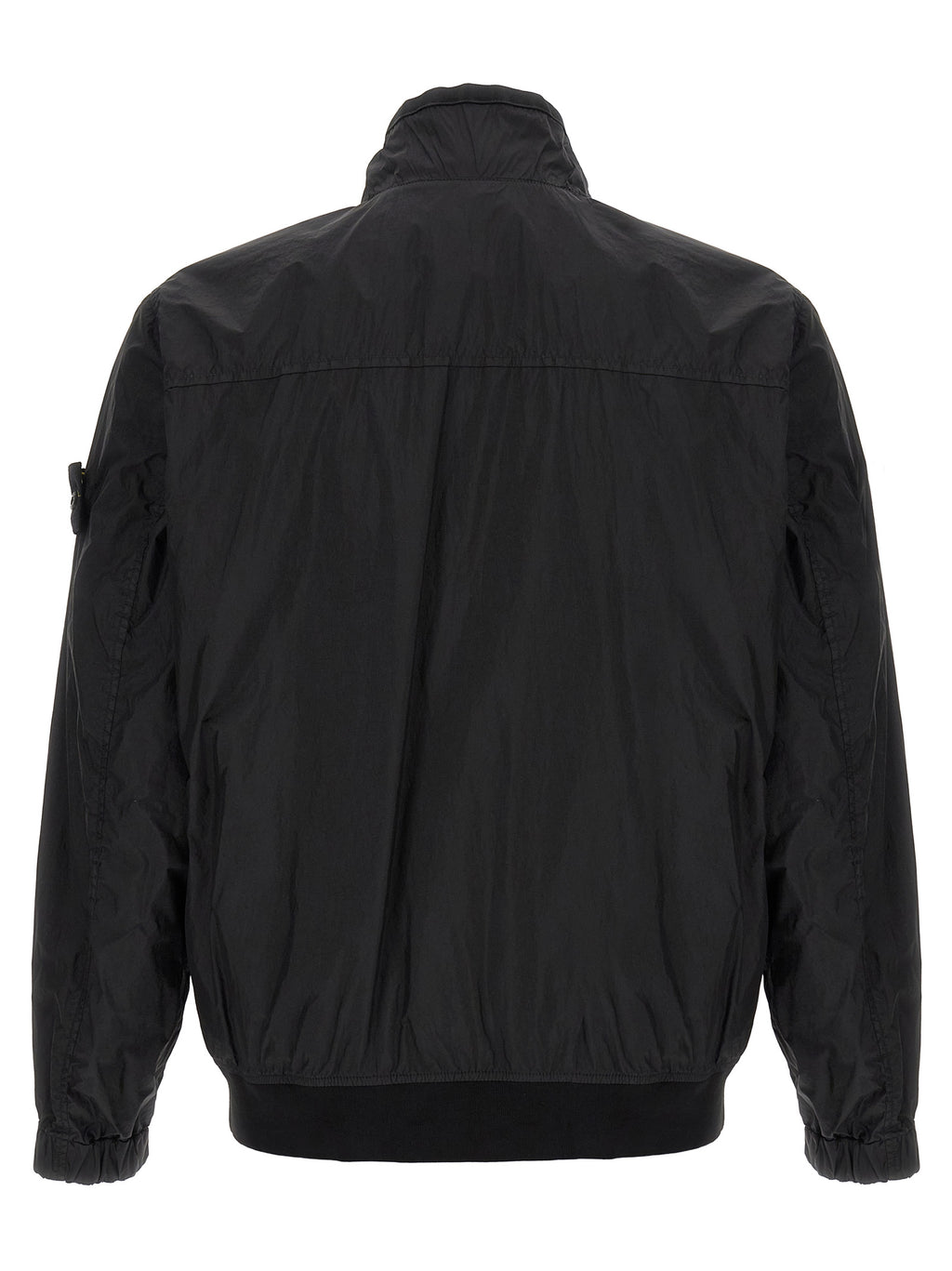Black Polyamide Full-Length Jacket