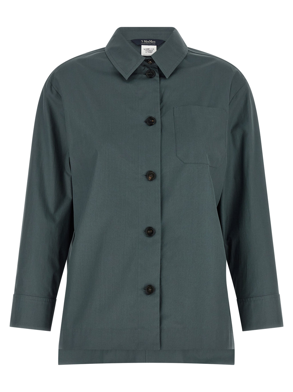 Gray Cotton Blouse