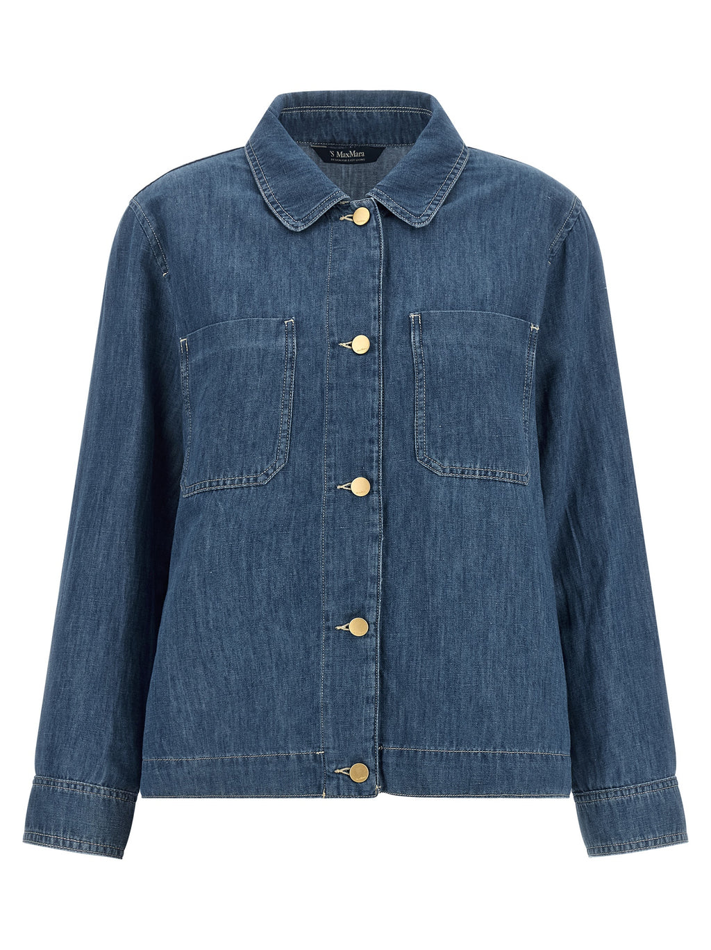 Blue Cotton Denim Jacket