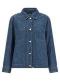 Blue Cotton Denim Jacket
