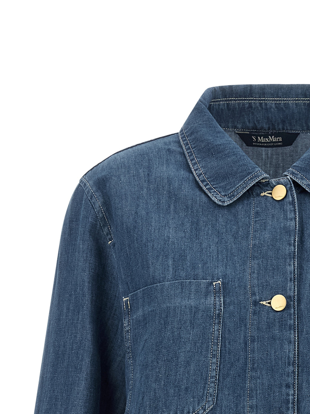 Blue Cotton Denim Jacket
