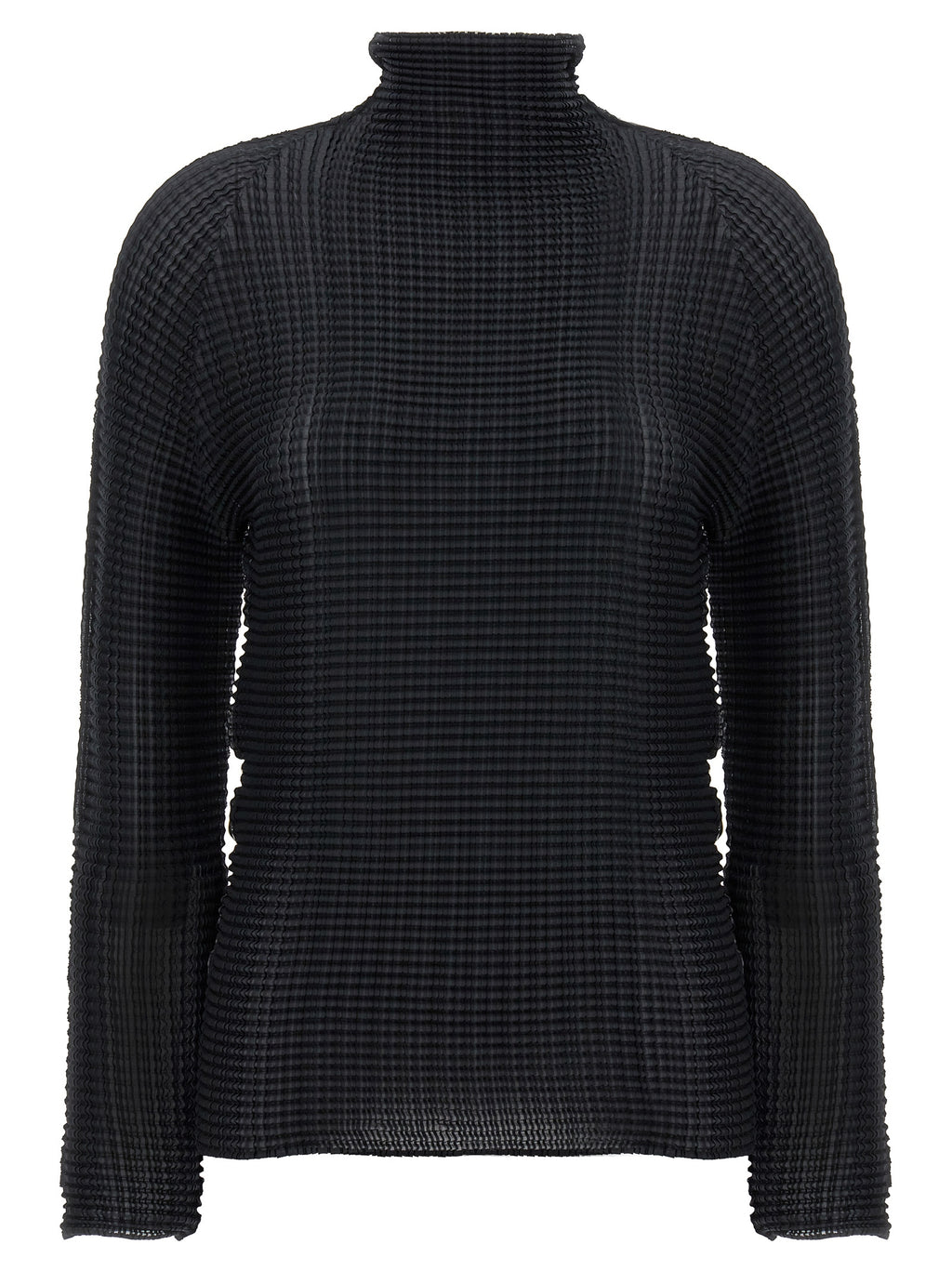 Black Polyester Cardigan