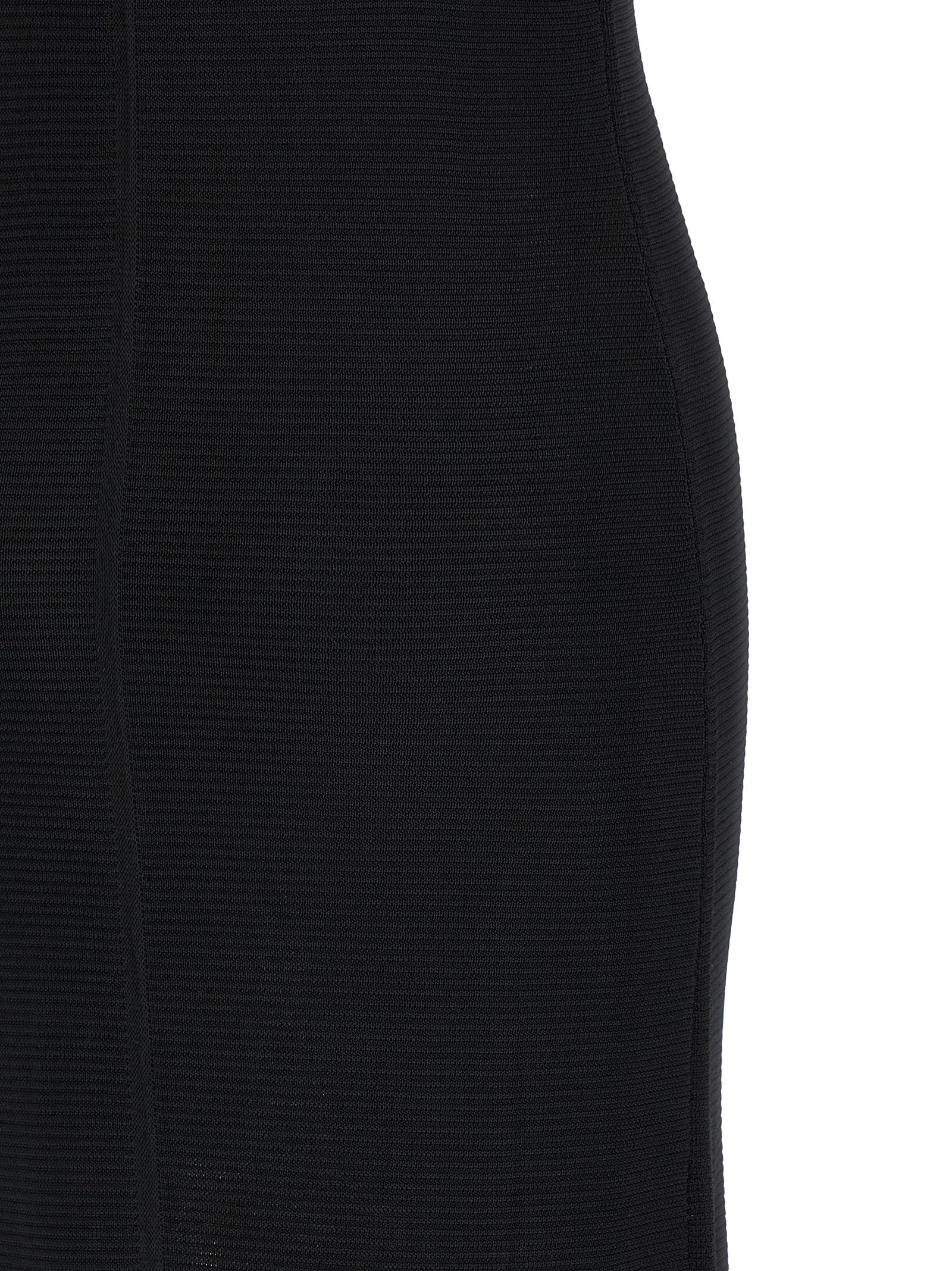Black Viscose Long Dress