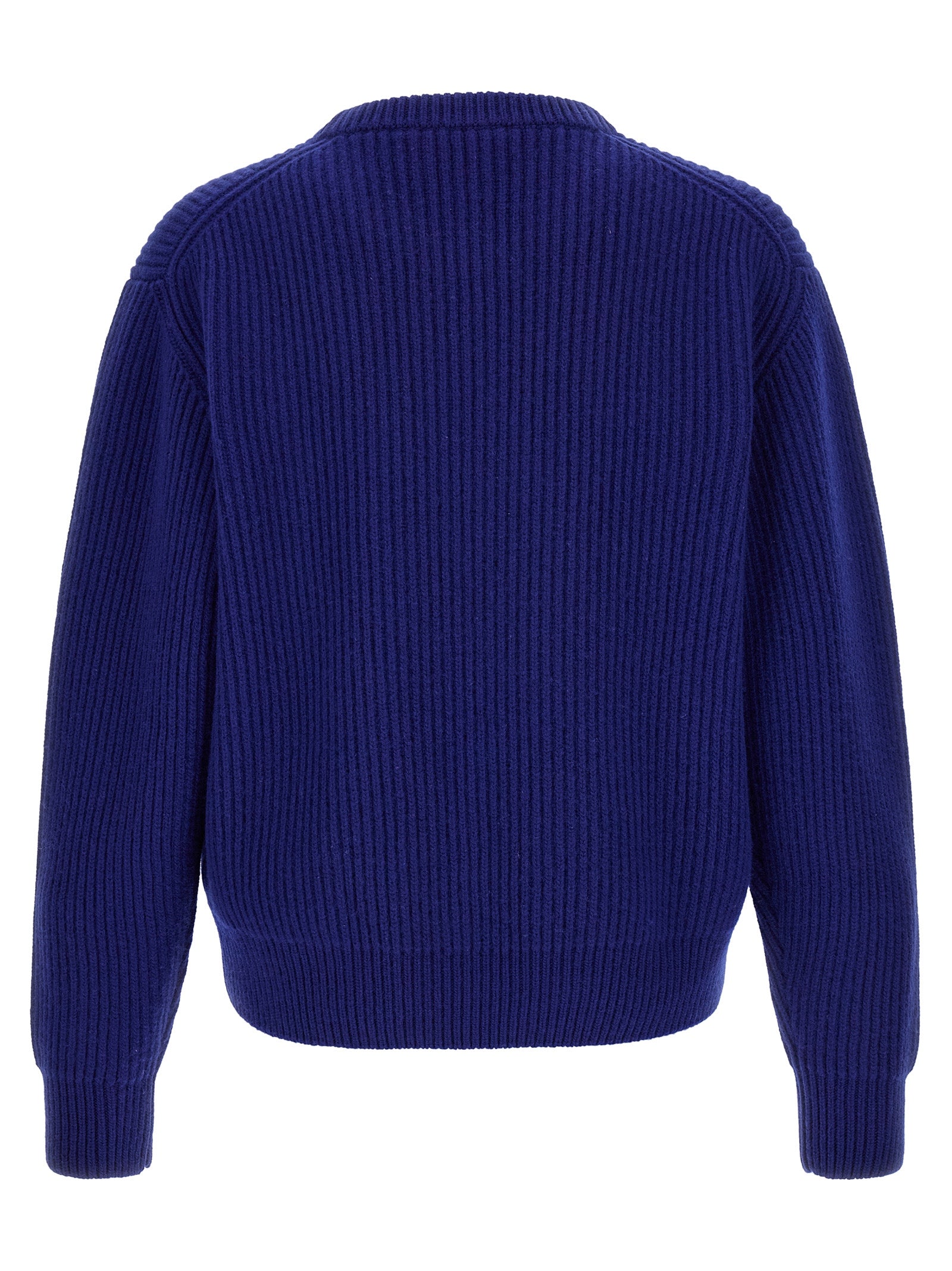 Blue Wool Cardigan