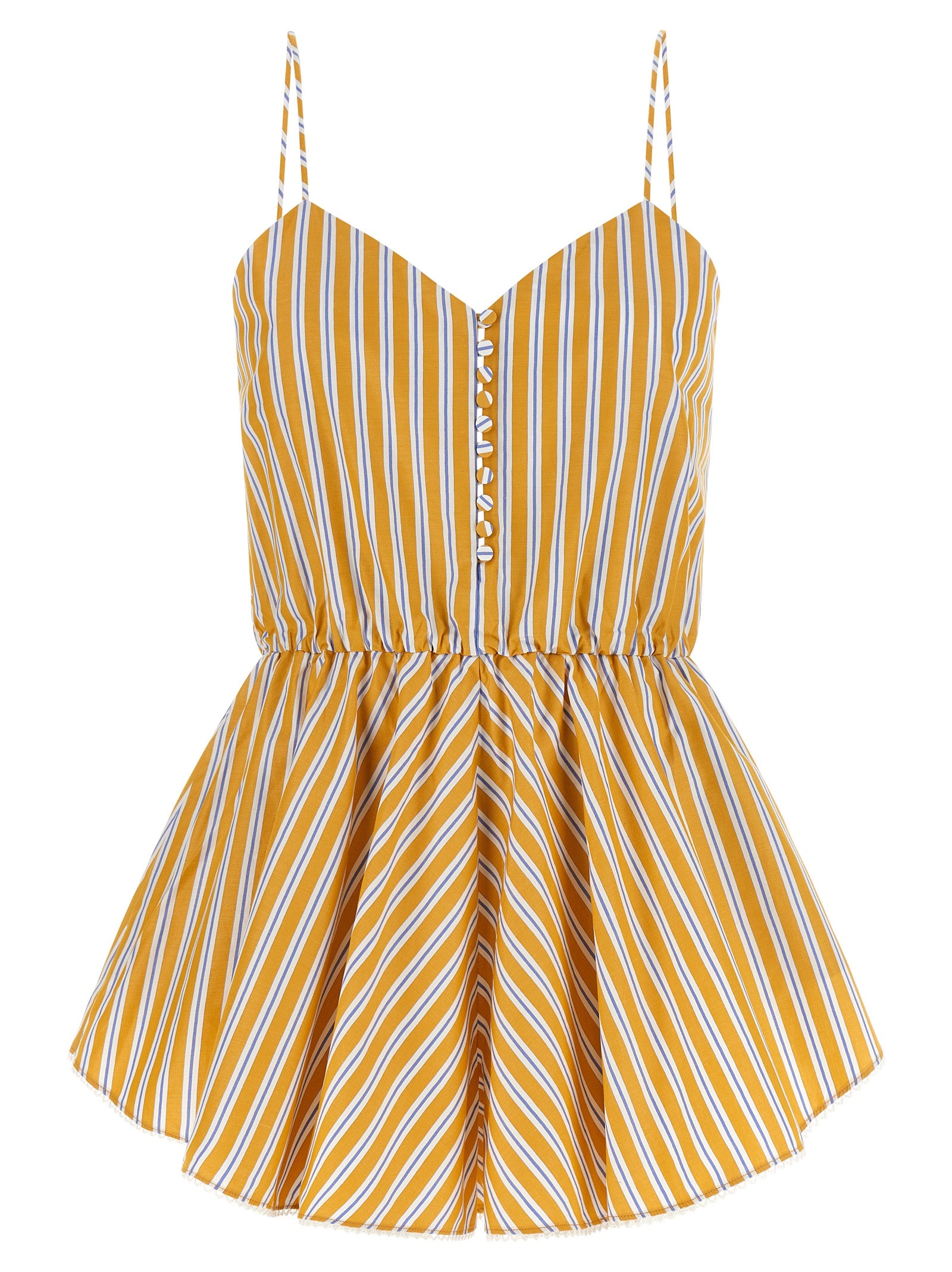 Bicolor Cotton Rompers