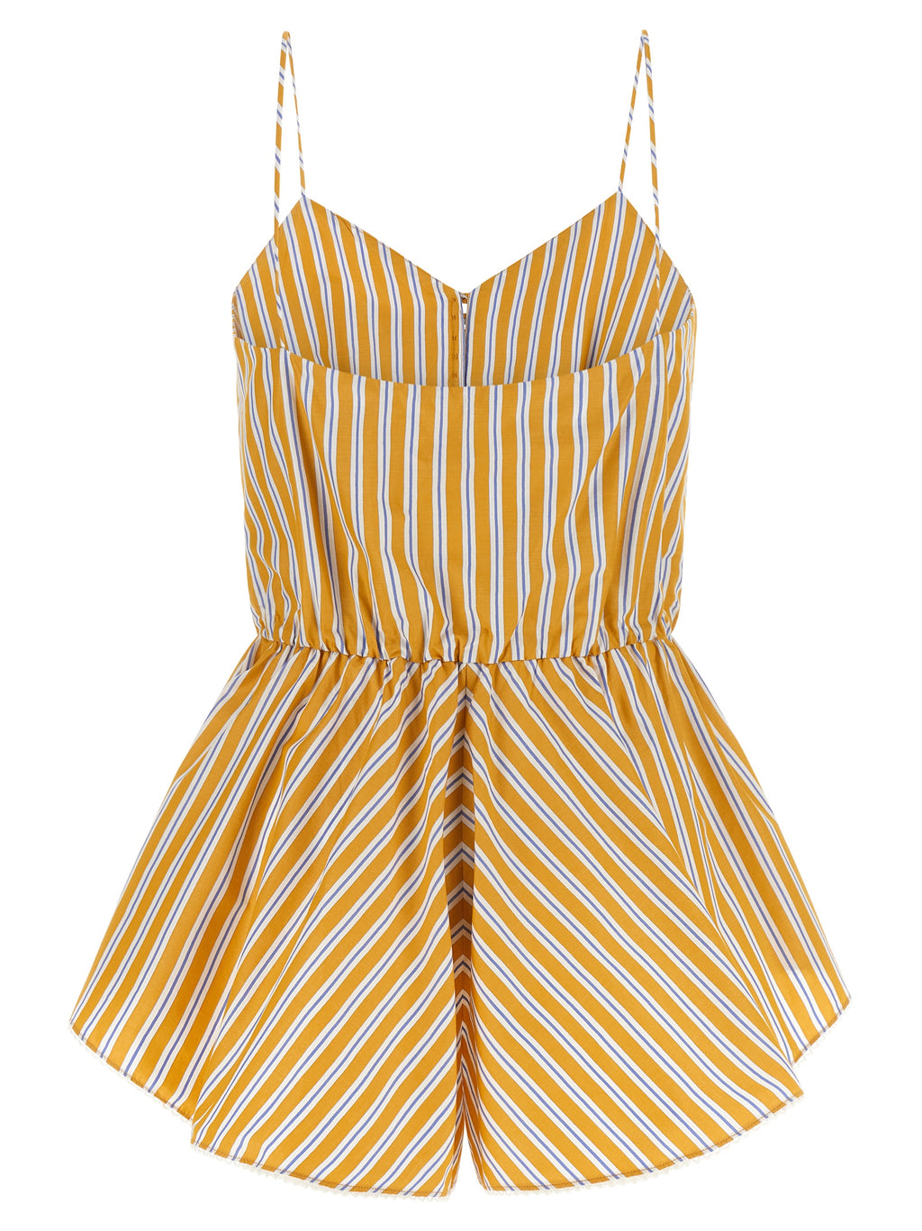 Bicolor Cotton Rompers