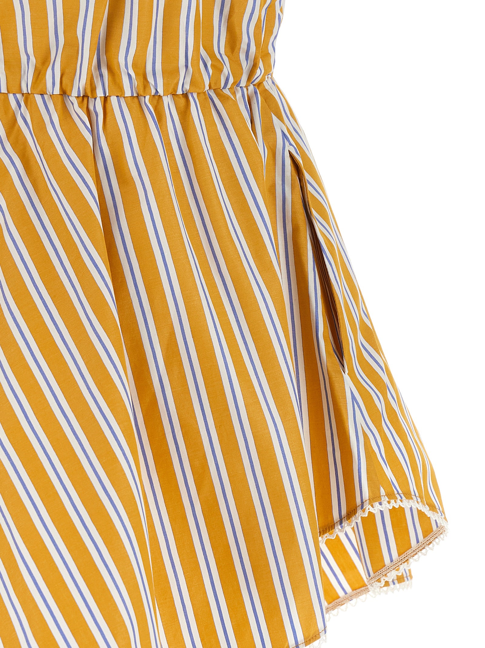 Bicolor Cotton Rompers