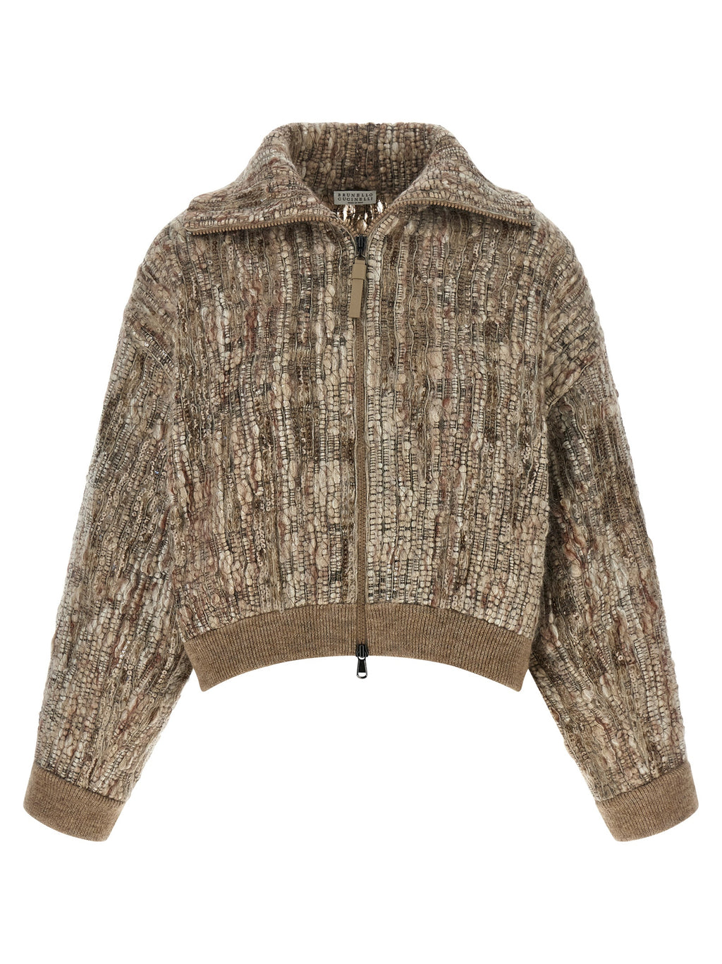 Beige Wool Cardigan