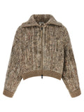 Beige Wool Cardigan
