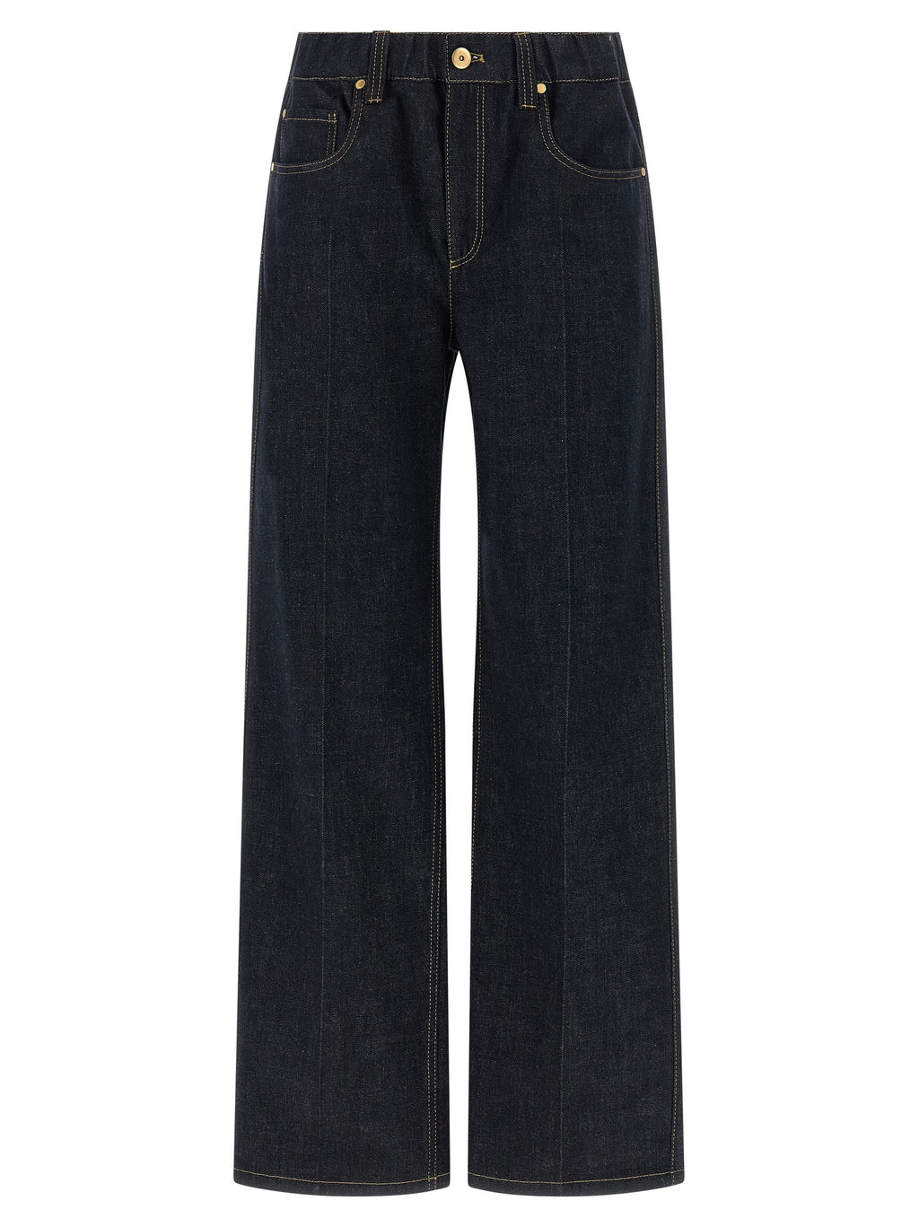 Blue Cotton Jeans Denim