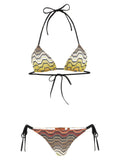 Multicolor Viscose Bikini
