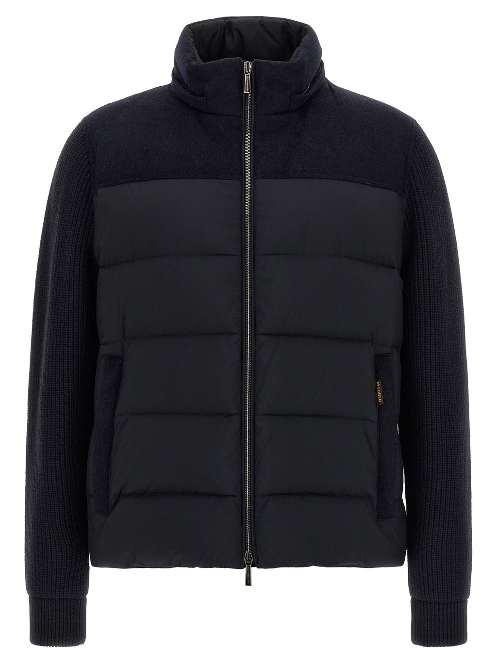 Blue Wool Full-Length Jacket