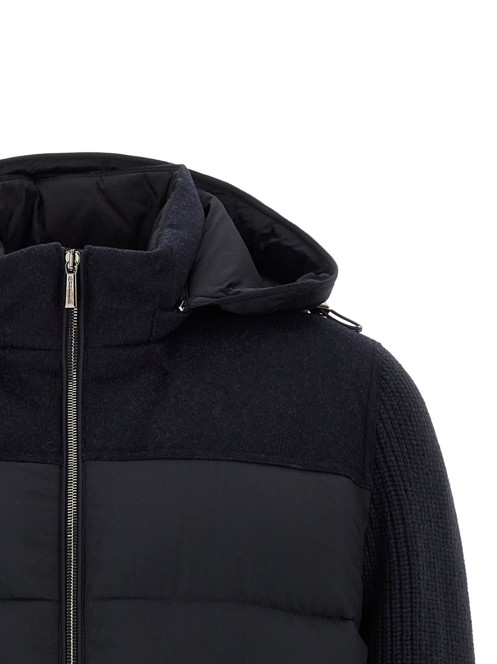 Blue Wool Full-Length Jacket