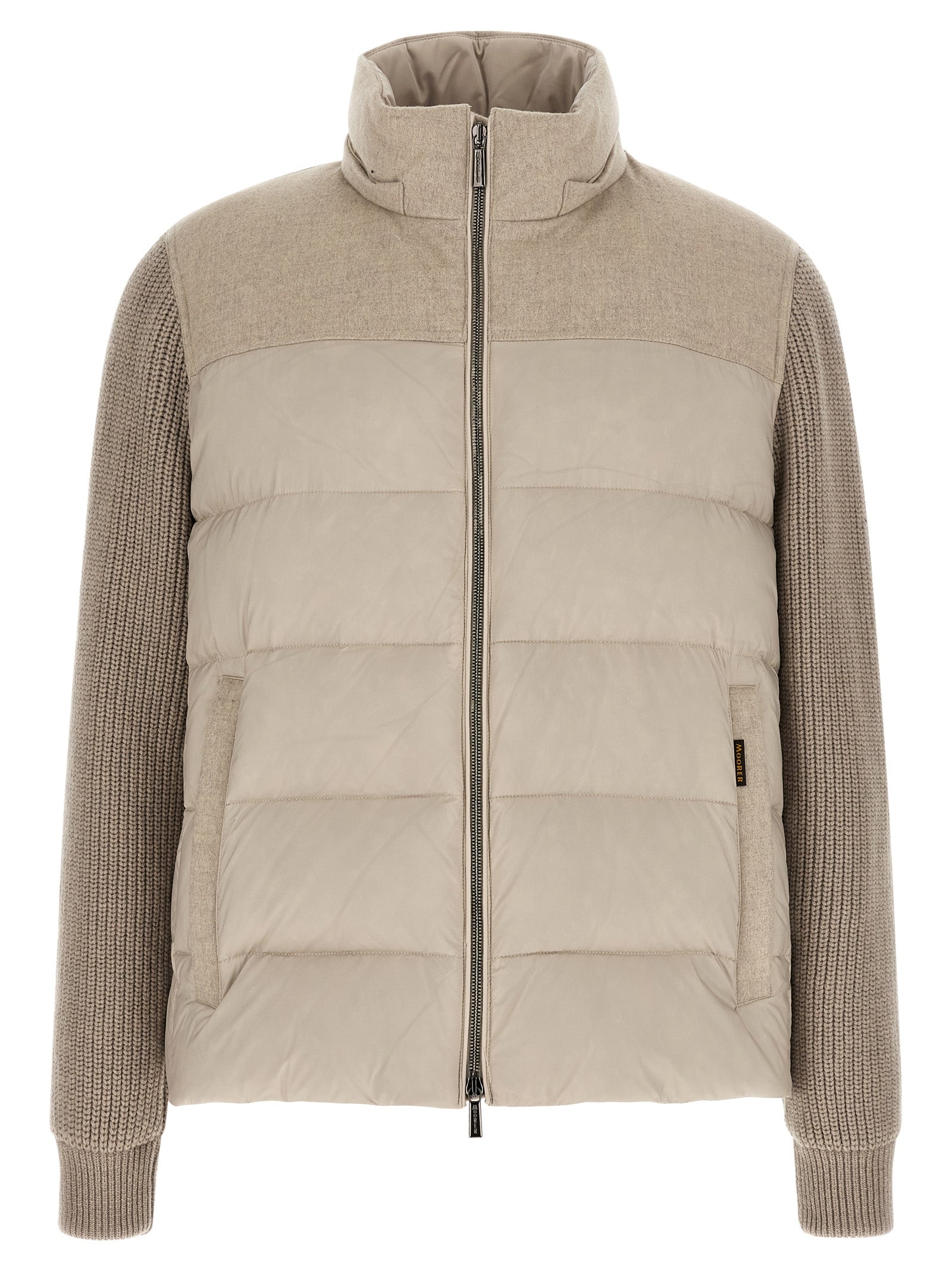 Beige Wool Full-Length Jacket