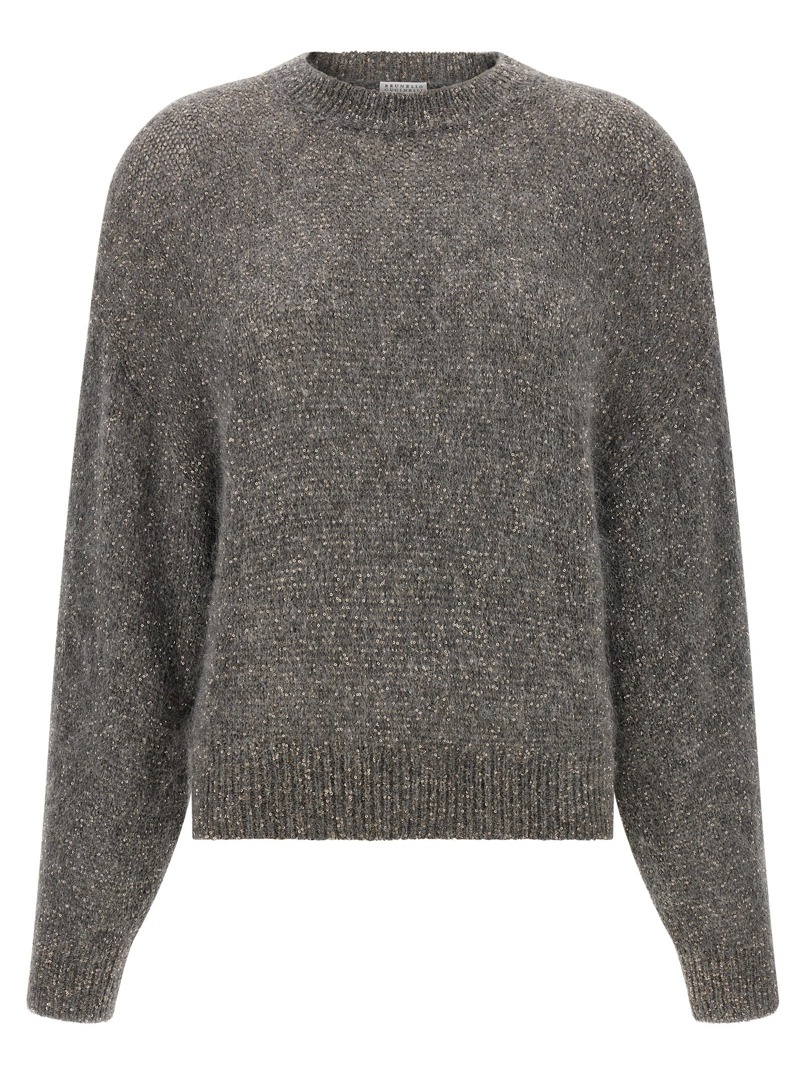 Gray Polyamide Cardigan