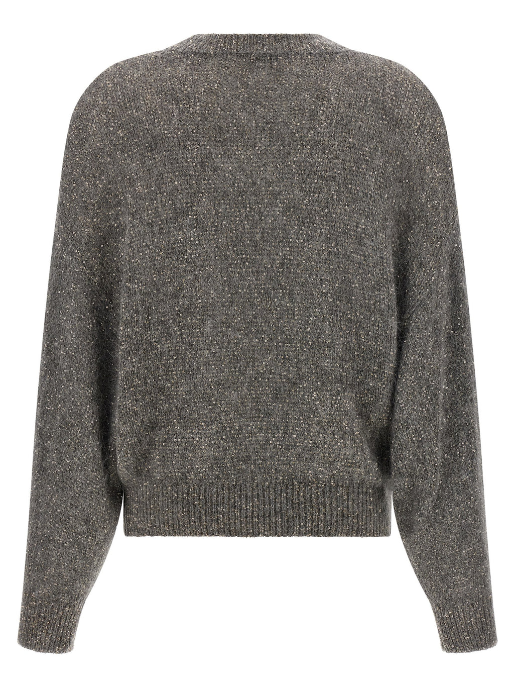 Gray Polyamide Cardigan