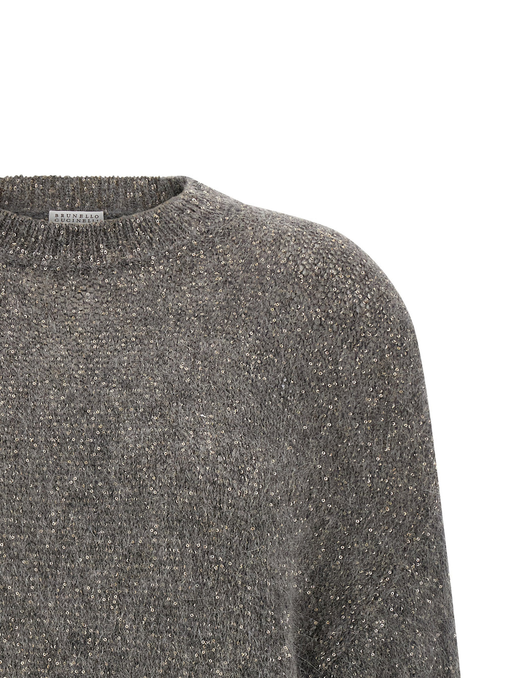 Gray Polyamide Cardigan