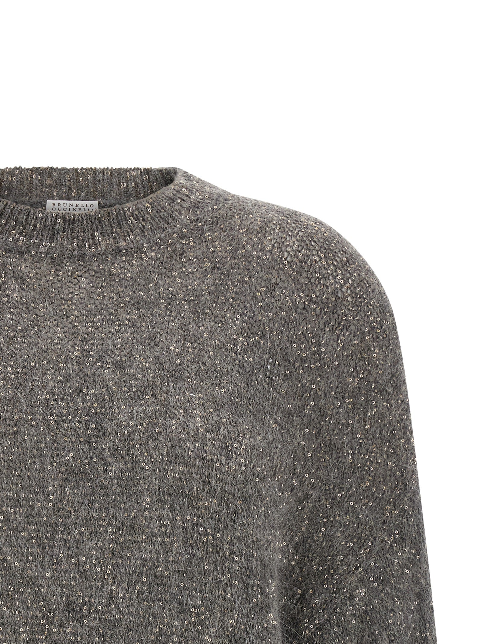 Gray Polyamide Cardigan