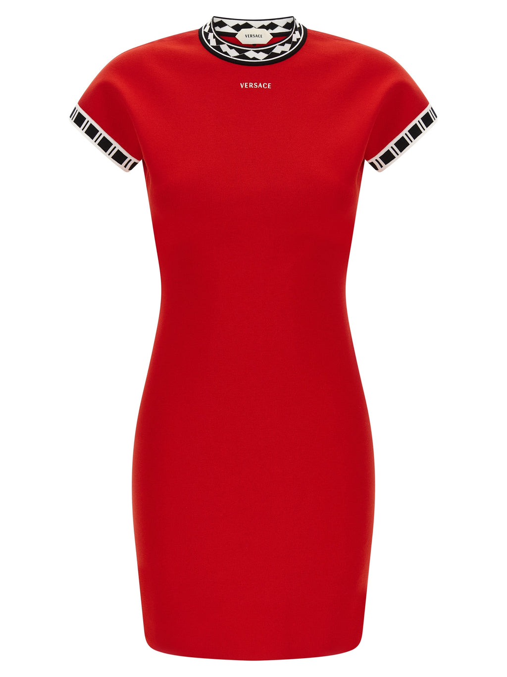 Multicolor Cotton Short Dress
