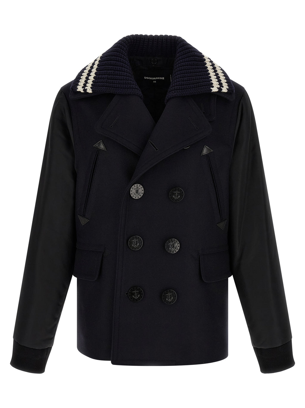Blue Wool Coat