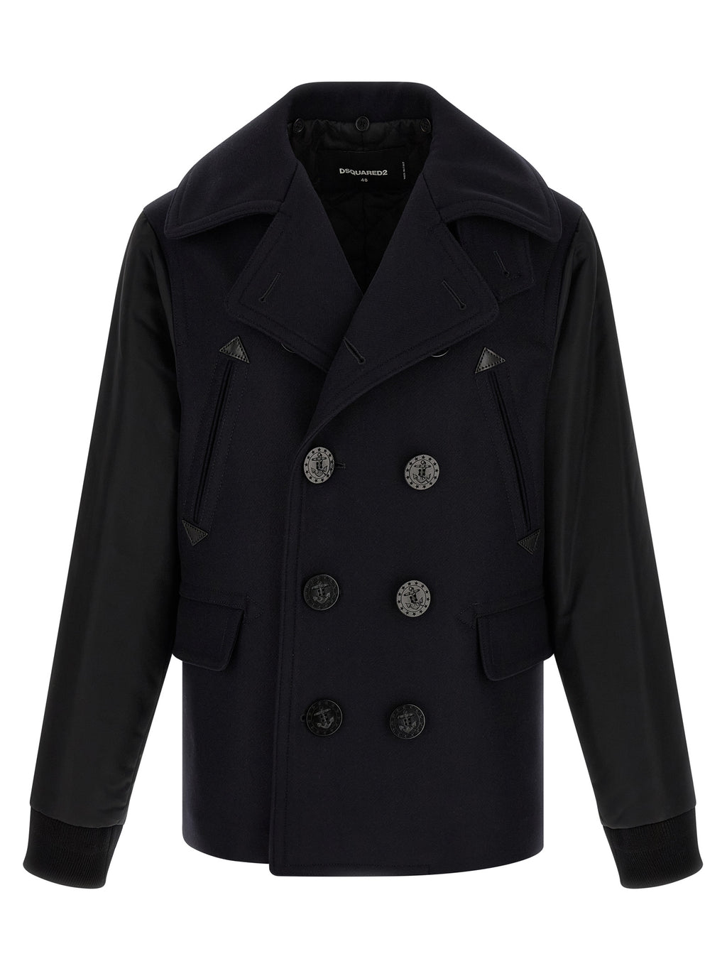 Blue Wool Coat