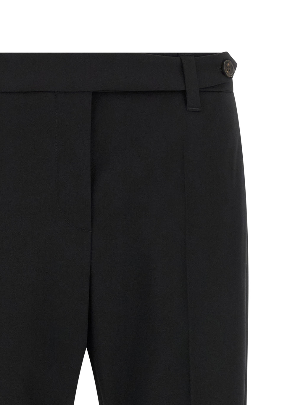 Black Virgin Wool Dress Pants