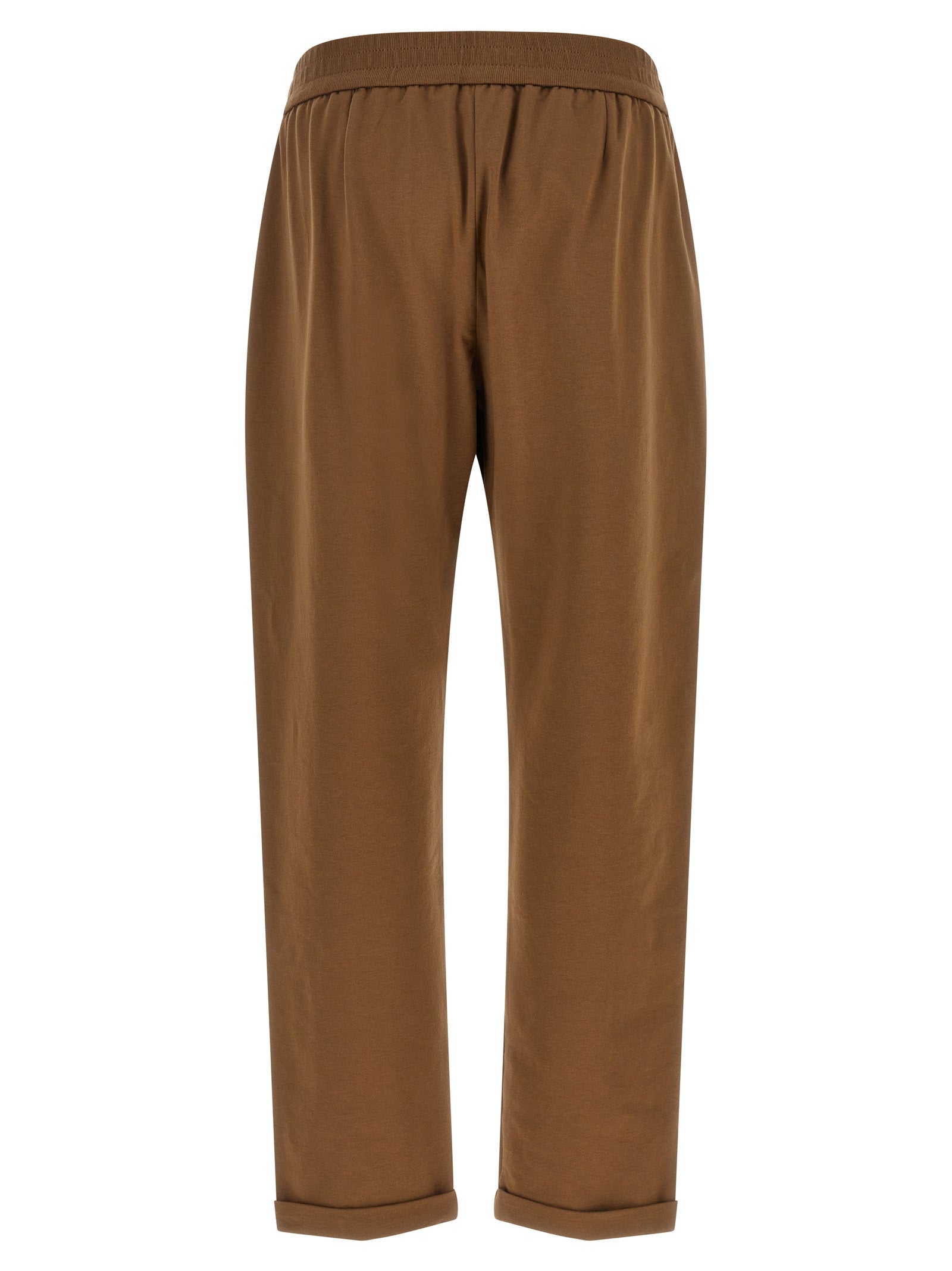 Brown Cotton Joggers (Workout Pants)