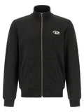 Black Cotton Sweatshirt