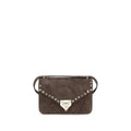 Brown Suede Leather Shoulder Bag