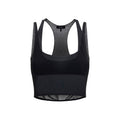 Black Viscose Bra