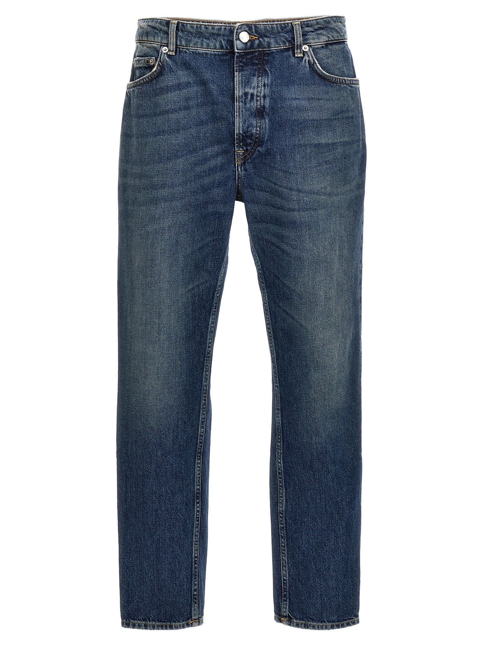 Blue Cotton Jeans Denim