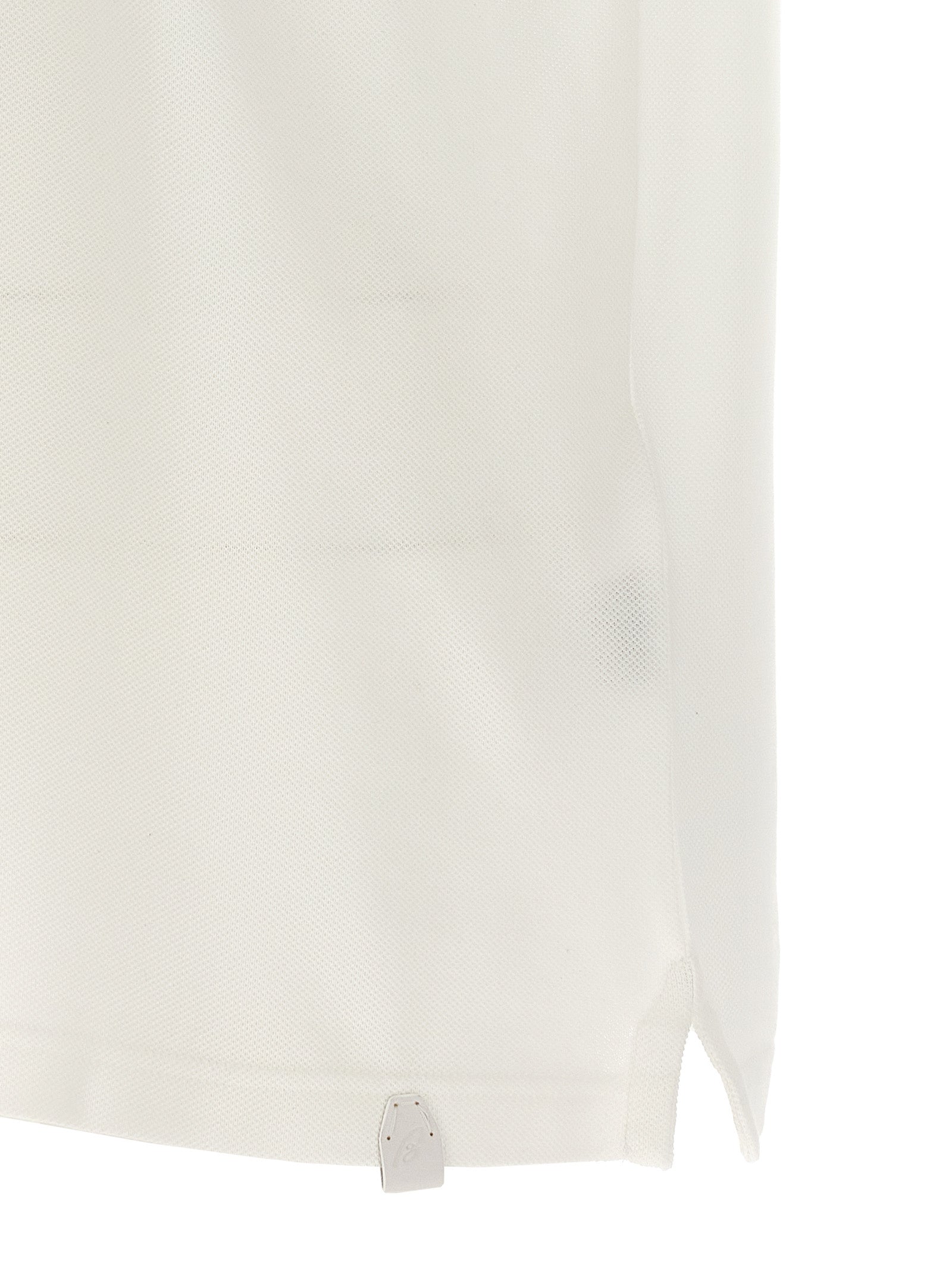 White Cotton Polo Shirt