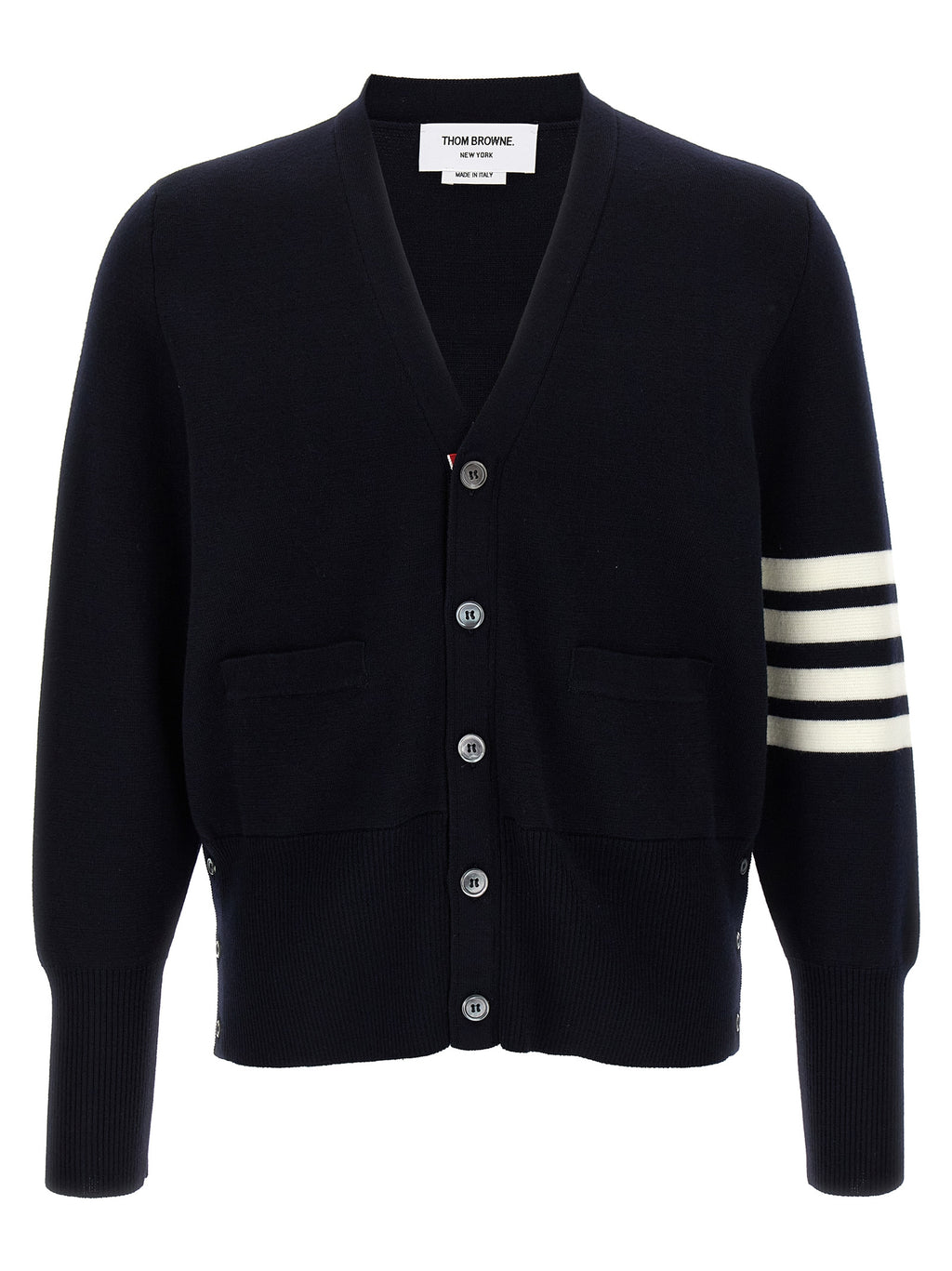 Blue Virgin Wool Cardigan