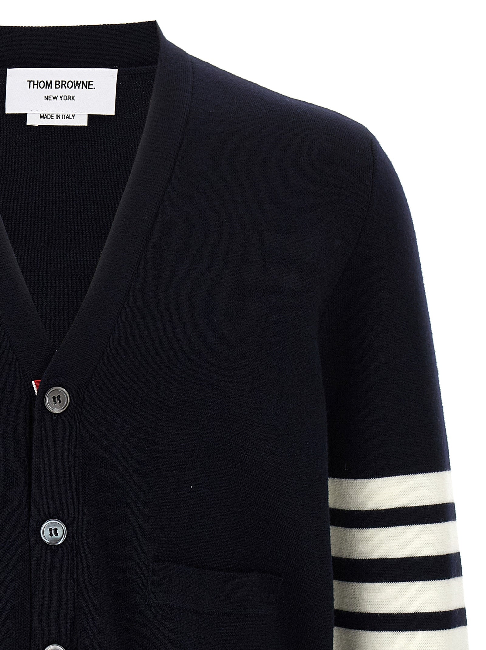 Blue Virgin Wool Cardigan