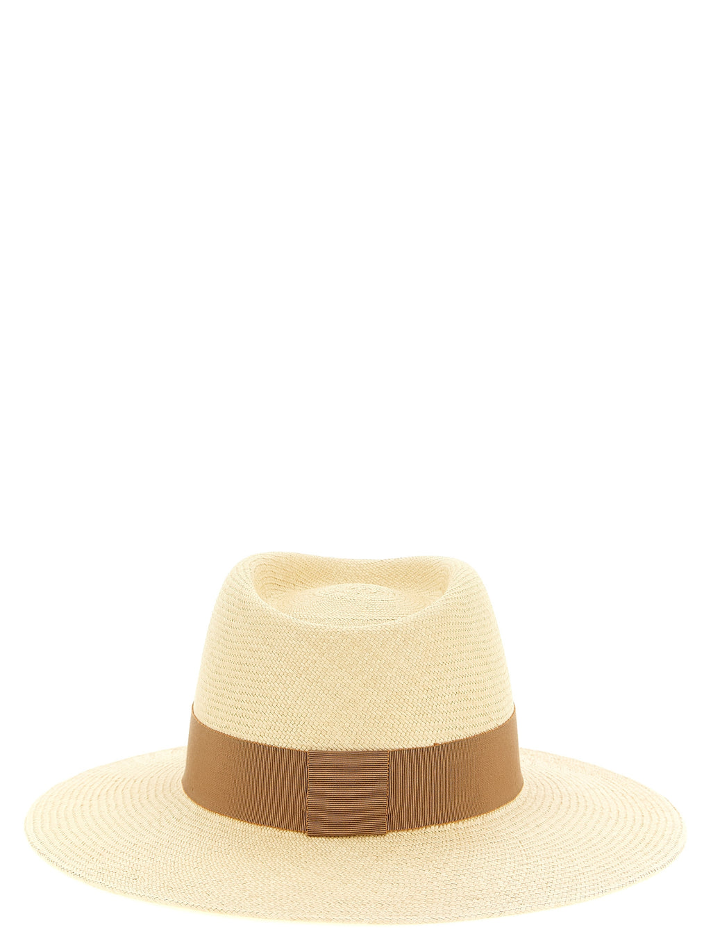 Beige Straw Fedora
