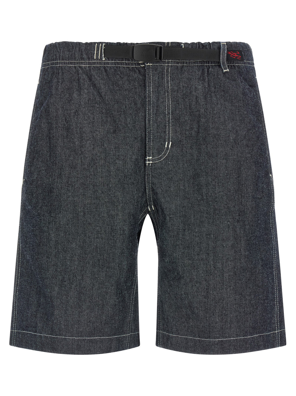 Blue Cotton Bermuda Shorts