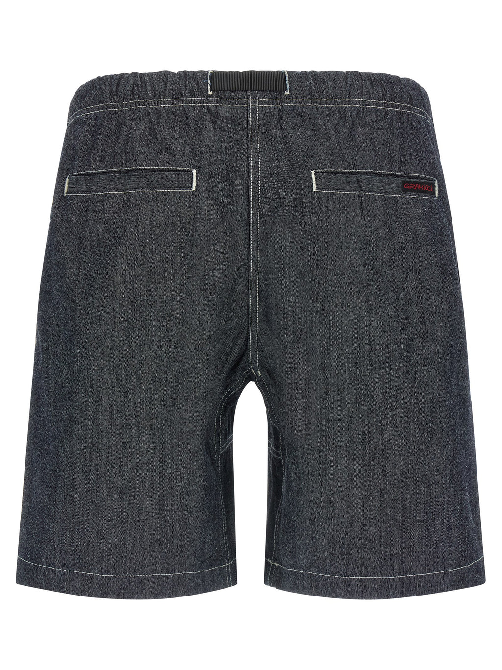 Blue Cotton Bermuda Shorts